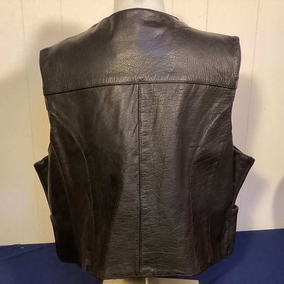 Vintage Leather Gallery Womens motorcycle vest - Picture 4 of 7